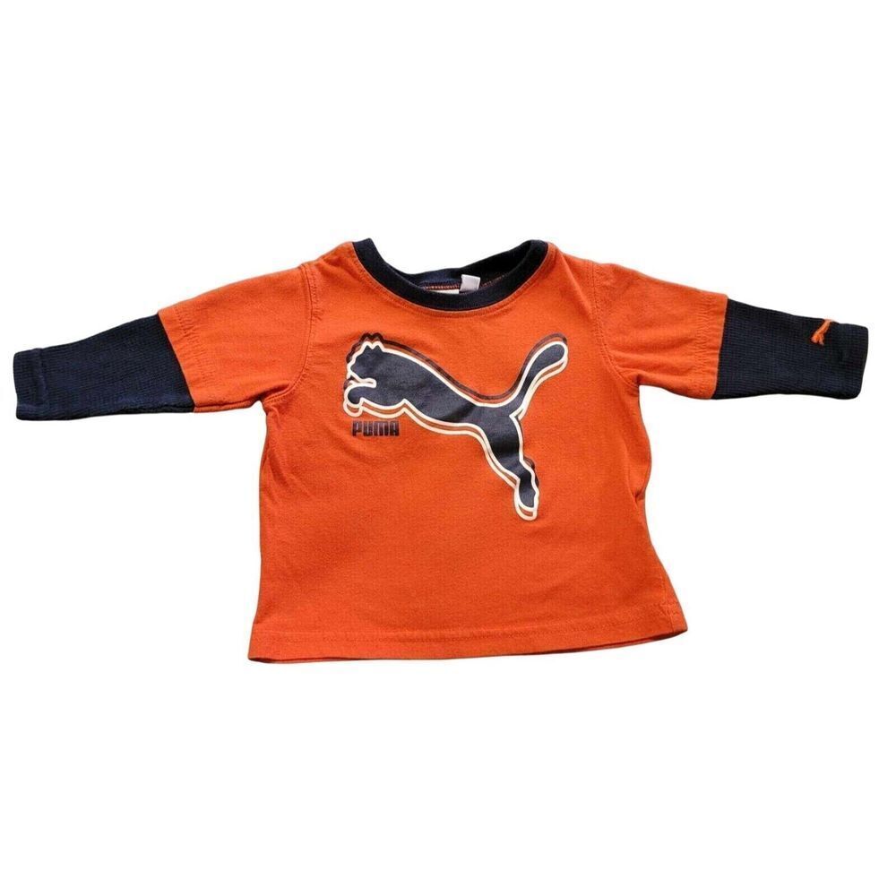 Puma Orange Blue Thermal Long Sleeves 12 months‎